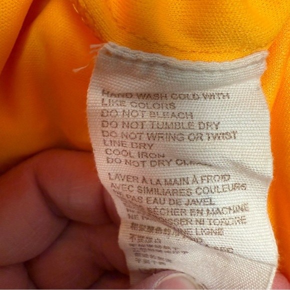 Anthropologie Let Me Be Sasha Ruffled Maxi Skirt Plus 2X Orange Chiffon Angel - Picture 10 of 11